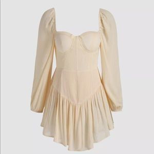 Cider ivory corset dress